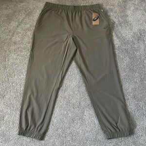 Men’s XL Woven Stretch Side Zip Pant in Taupe (34x40)